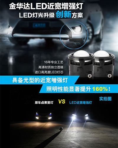 豐田2014款雷凌LED近寬燈改裝