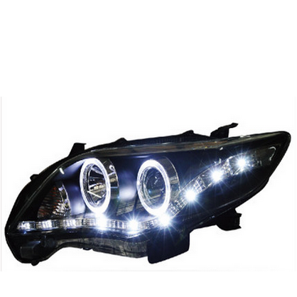 豐田2013款卡羅拉雙光透鏡日行燈大燈總成