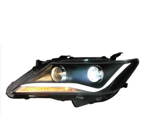 豐田11-14款凱美瑞雙光透鏡大燈總成