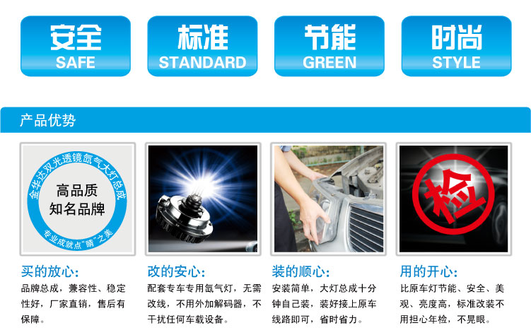 別克君威Q5透鏡氙氣大燈總成18