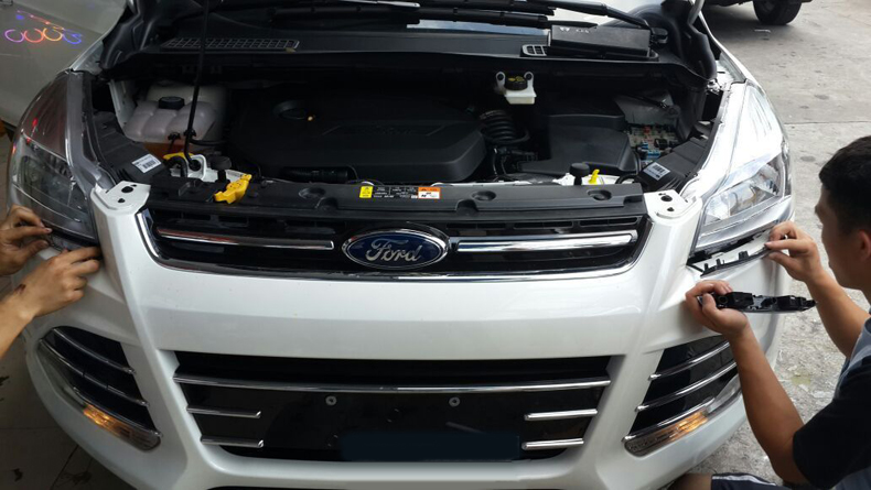 福特翼虎氙氣雙光透鏡升高配大燈總成04