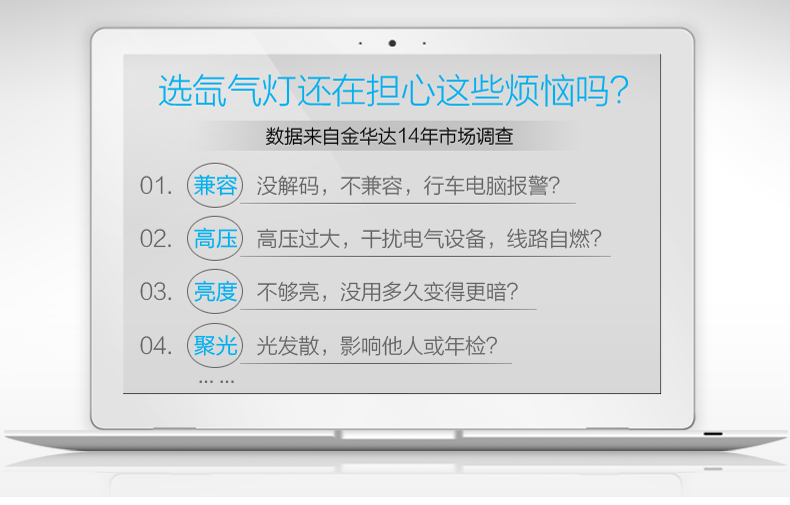 金華達專車專用HID一體化氙氣燈02