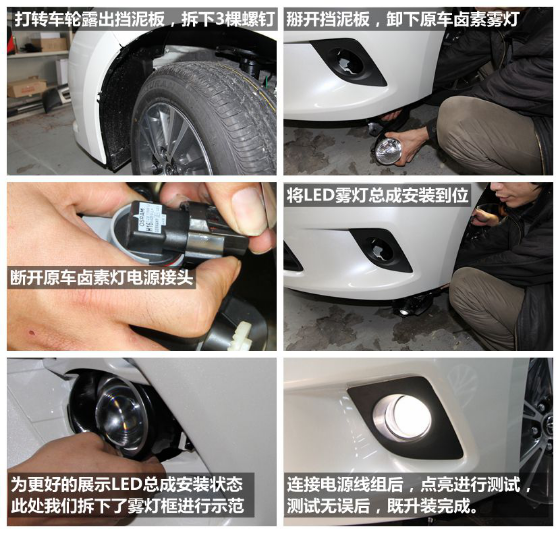 雷凌LED近寬燈改裝2